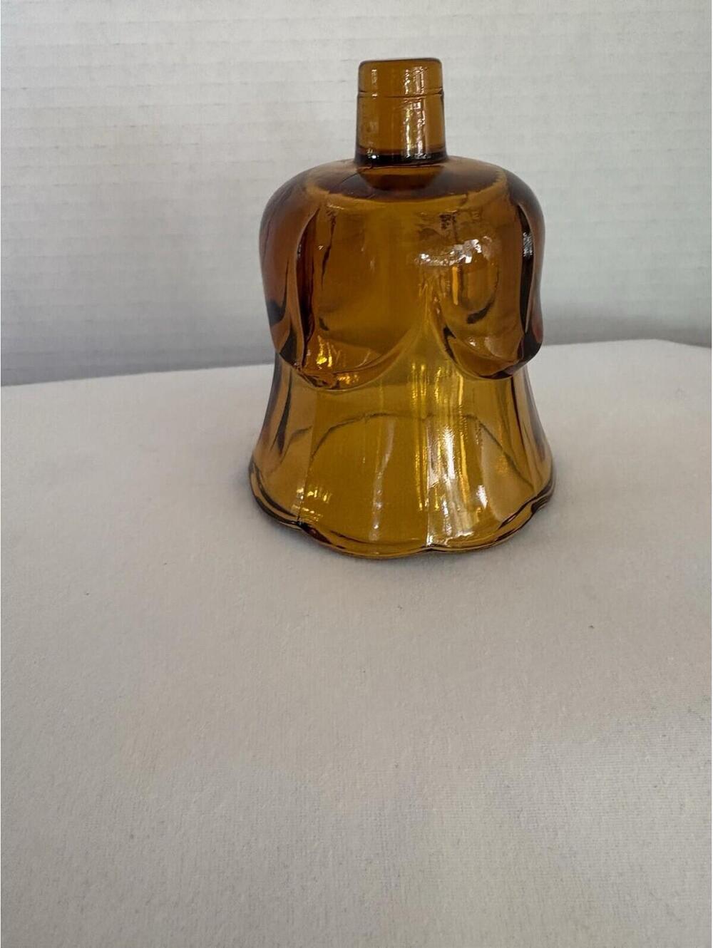 Amber Glass Tulip Lotus Flower Peg Candle Holder Votive Cup Home Int.